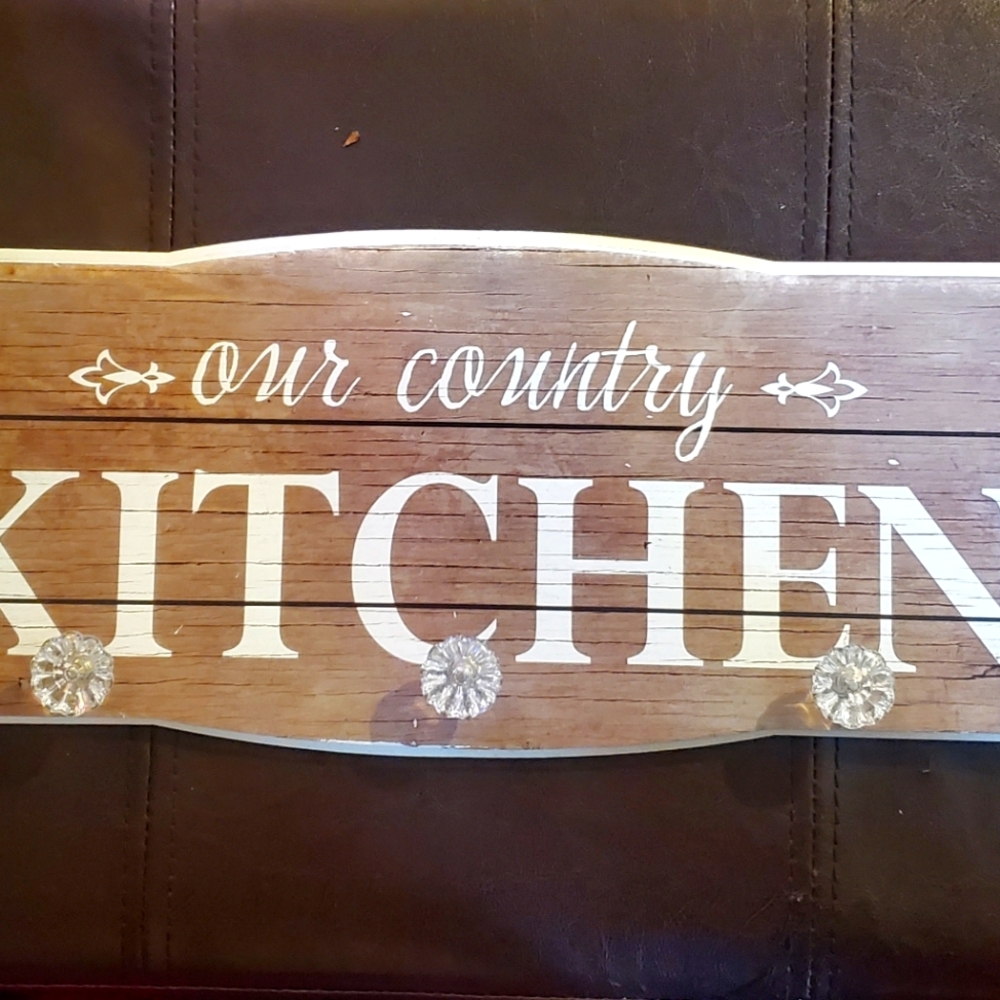 Kitchen Decor wooden sign